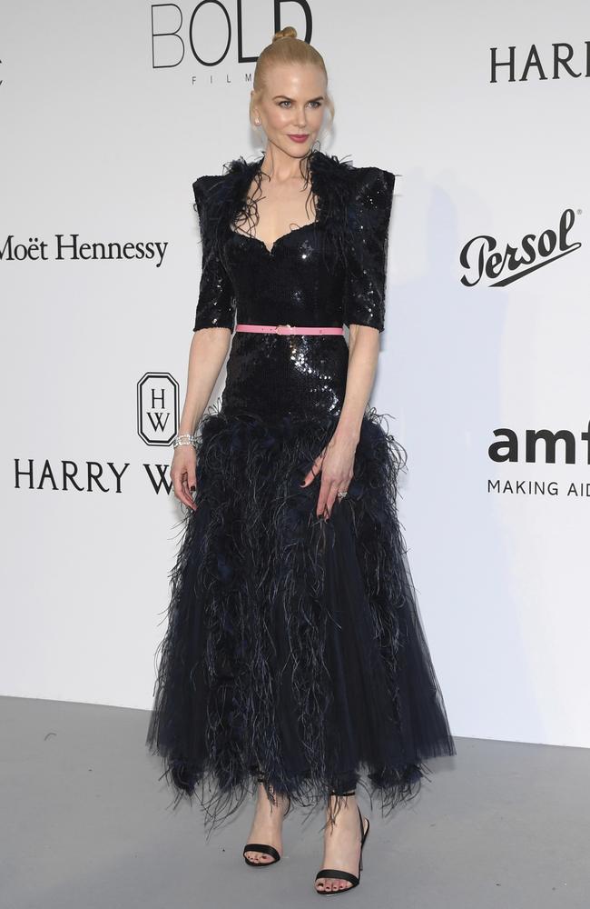 Kidman at Cannes. Picture: AP