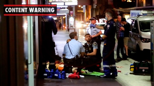 Man in serious condition after Pitt St stabbing