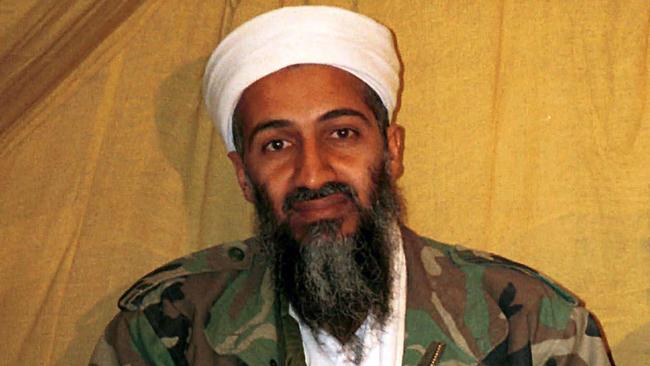 FILE - This undated file photo shows al Qaida leader Osama bin Laden in Afghanistan. U.S. intelligence officials have released more than 100 documents seized in the raid on Osama bin Laden’s compound, including a loving letter to his wife and a job application for his terrorist network. The Office of the Director of National Intelligence says the papers were taken in the Navy SEALs raid that killed bin Laden in Pakistan in 2011. (AP Photo, File)