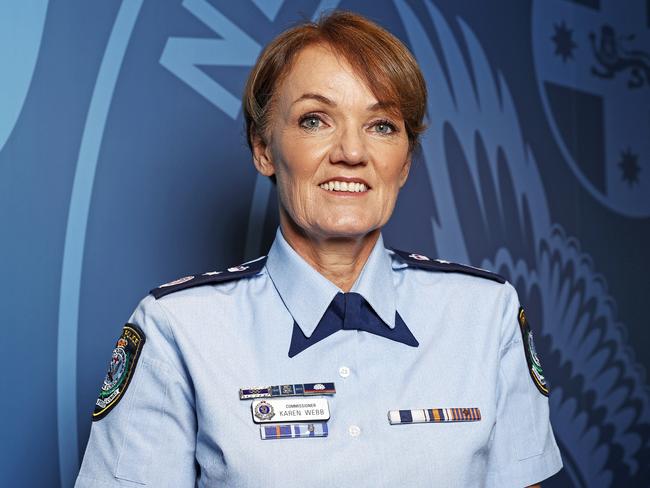 NSW Police Commissioner Karen Webb. Picture: Tim Hunter