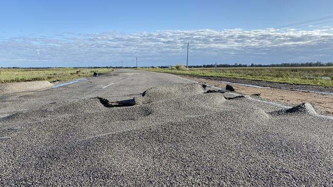 Roads in the Loddon Shire are closed after record floods. Picture: Supplied