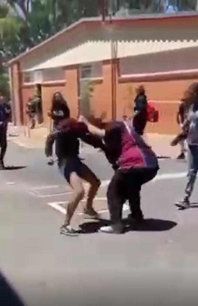 Mobile phones will be banned from Term 2 at Port Augusta Secondary School, where videos of a number of fights have been filmed and posted to social media. Picture: Supplied