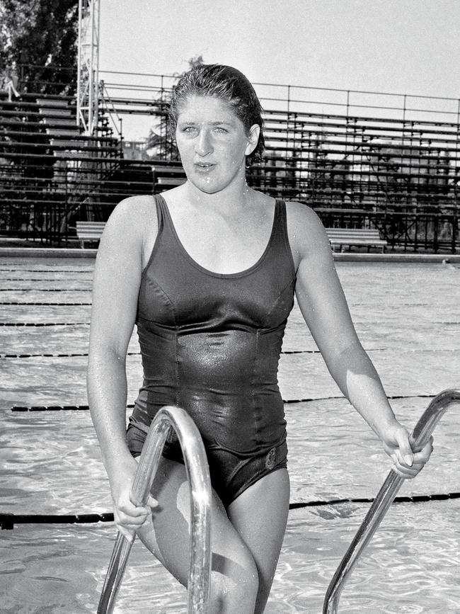 Dawn Fraser in Rome for the 1960 Olympics.