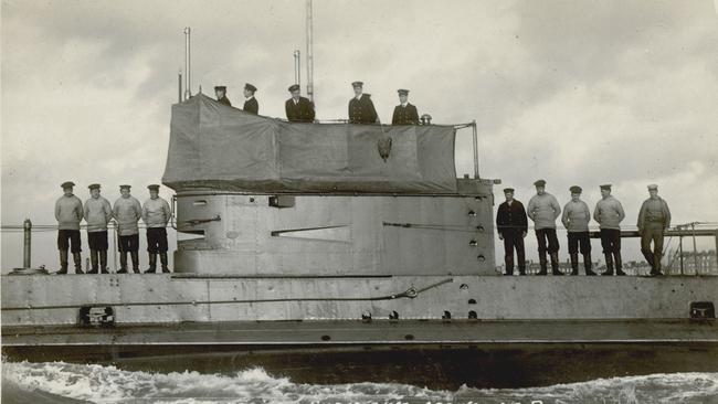 An AE2 Australian submarine. Picure: Australian National Maritime Museum