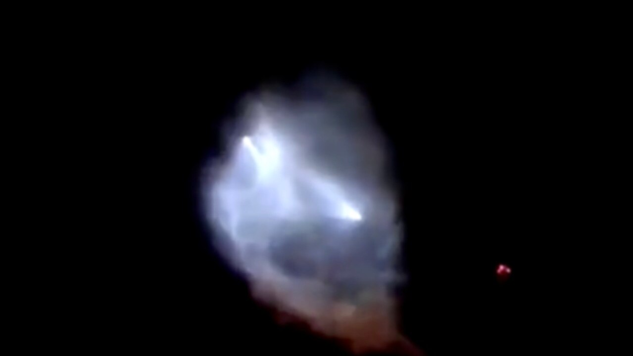 SpaceX Rocket Launch Lights Up California Sky