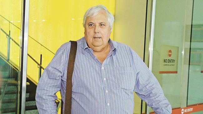 A spokesman for Clive Palmer said the focus ‘had always been federal’. Picture: Ray Strange.