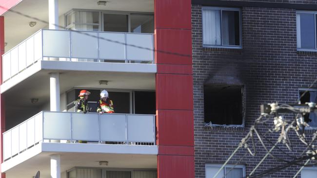 Bankstown apartment fire in West Terrace