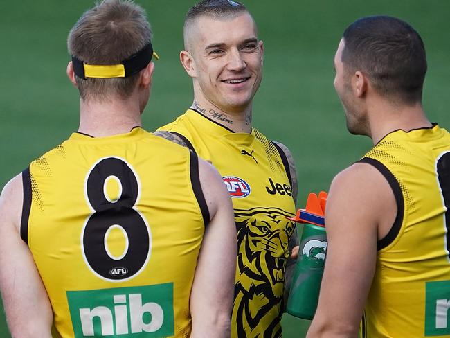 Fans have been willing to pay thousands for the privilege of watching superstar Dustin Martin in the flesh. Picture: Stefan Postles/AAP