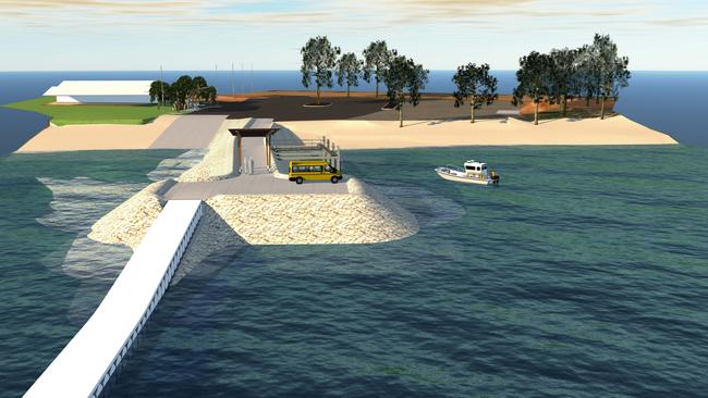 Concept designs have been released after local Northern Territory business DTA Contractors was awarded a $6.9m contract to construct marine and landside facilities at Inverell Bay, Gunyangara.