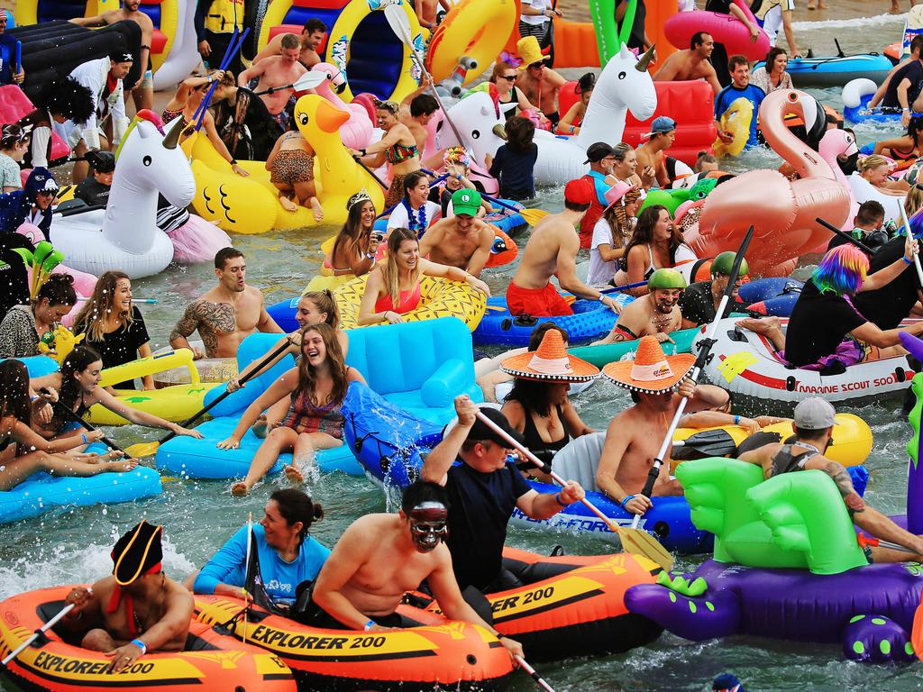 The Manly Inflatable Boat Race | Daily Telegraph