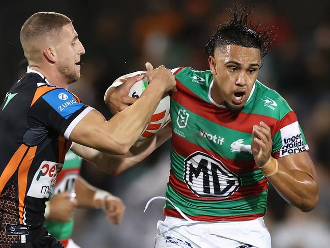 Keaon Koloamatangi has been a revelation since moving to prop. Picture: Cameron Spencer/Getty Images