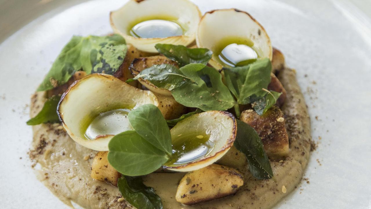 Pan-fried ricotta and sage gnocchi at Sweetshop Specialty Coffee. Picture: Mark Cranitch.