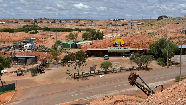 Coober Pedy cityscape from the outback village in South Australia. Picture: iStock