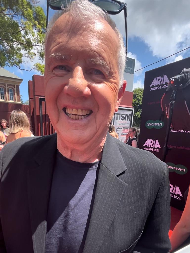 Daryl Braithwaite, the former lead singer of 70s band Sherbet, said he can't stop listening to The 1975. Picture: NewsWire/Clareese Packer.