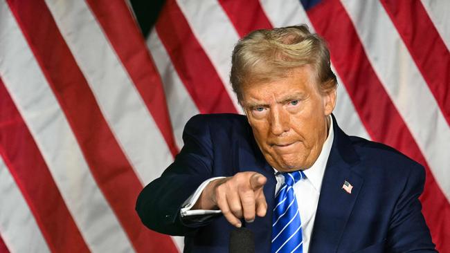 Former US President and Republican presidential candidate Donald Trump stands to reshape the global economy. Picture: AFP