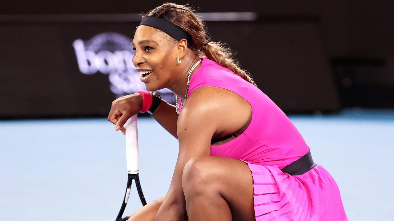 Serena Williams withdrew from the Yarra Valley Classic with a shoulder problem. Picture: AFP