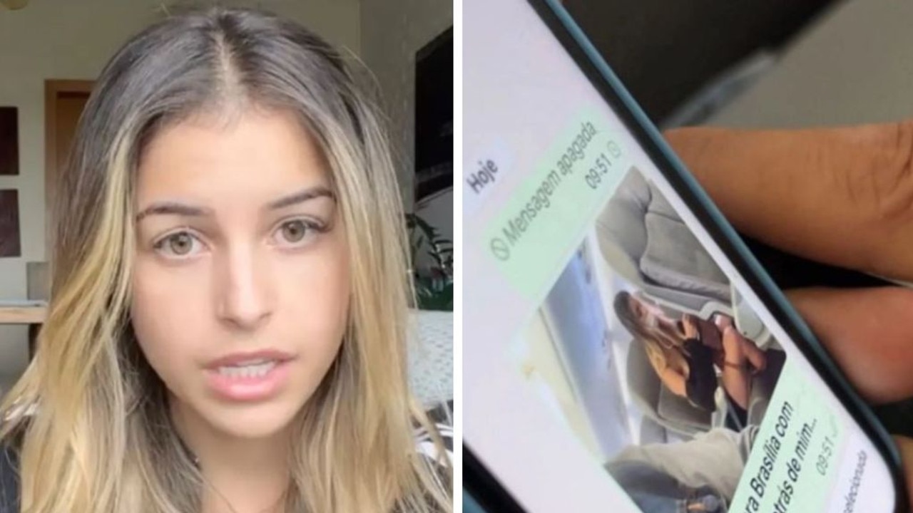 Sleeping influencer catches creep in the act snapping up-skirt photos ...