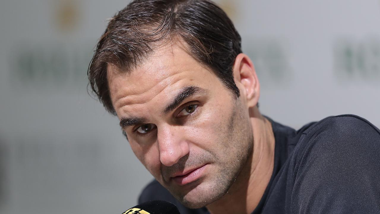 Roger Federer snaps at reporter after questions about his point penalty |  Herald Sun