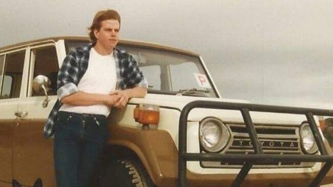 A young Wayne Heneker in his home state of South Australia in 1988.