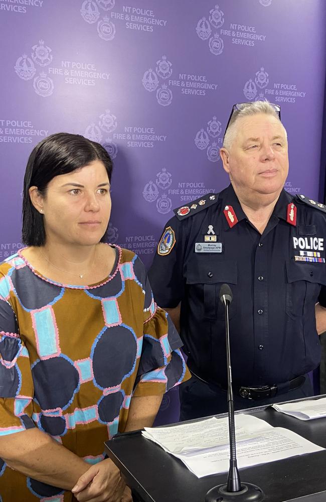 Chief Minister Natasha Fyles said most displaced residents in remote communities near Timber Creek were able to return home. Picture: Riley Walter