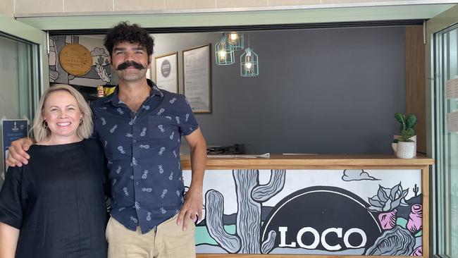 Nick and Allison Bitar (who is running in the council election) run Loco Burrito in Alice Springs