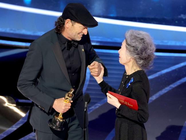 Troy Kotsur won Best Actor in a Supporting Role for CODA. Picture: Getty Images