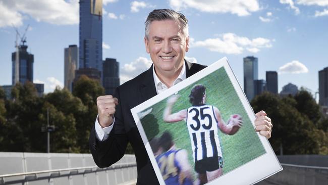 ONE EYED: Collingwood president Eddie McGuire. Picture: Michael Dodge/Getty Images