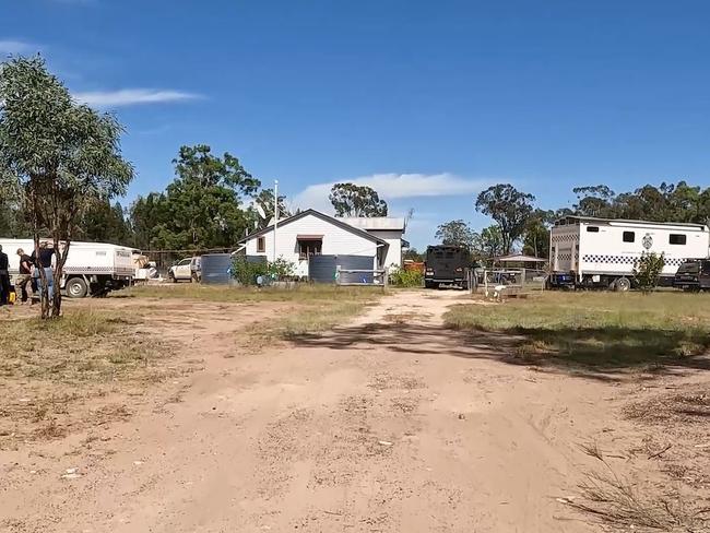 Inside the Train family's Wieambilla property, which they purchased. Picture: QPS