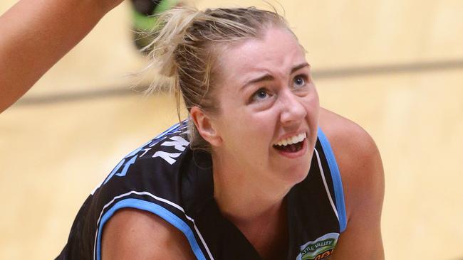 Rachel Jarry of the SEQ Stars during a 2015-16 WNBL match between the Stars and the Adelaide Lightning. Picture: DARREN ENGLAND