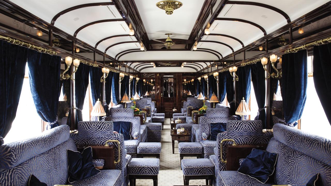 ESCAPE: The Piano Bar on board the Venice Simplon-Orient-Express. Picture: Matt Hind/Belmond