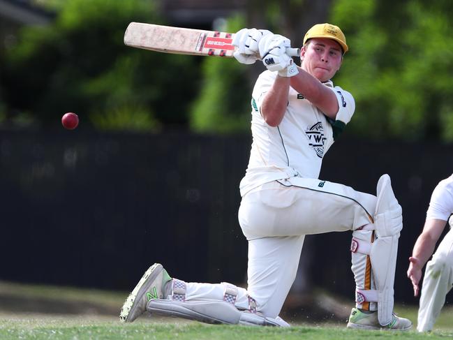 Queen's batsman Mitchell Freeman is a player to watch for the 2023/24 season. Picture: Jason O'Brien