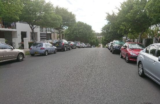 Cars flood the streets of Park Central. Picture: supplied.