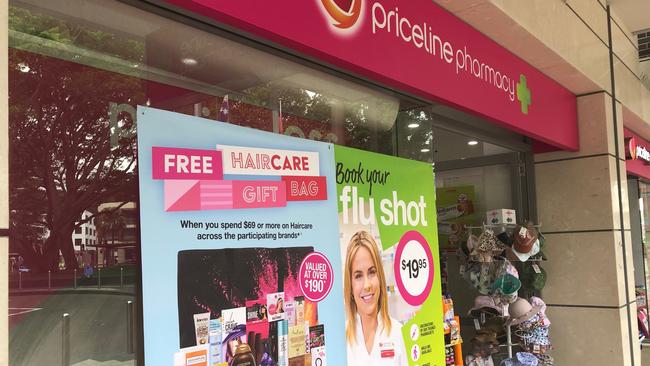 API says its negotiating with its landlords to keep its Priceline stores open. Picture: Jim O'Rourke