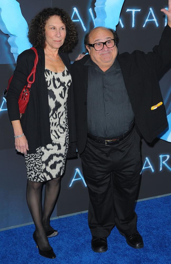 Rhea Perlman is only 152cm, yet she still towers over (estranged) husband Danny DeVito, who is 147cm. Picture: Getty/AFP