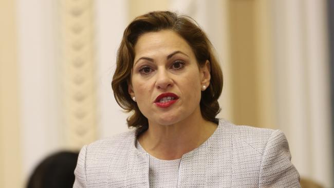 Deputy Premier Jackie Trad in parliament. Picture: Annette Dew