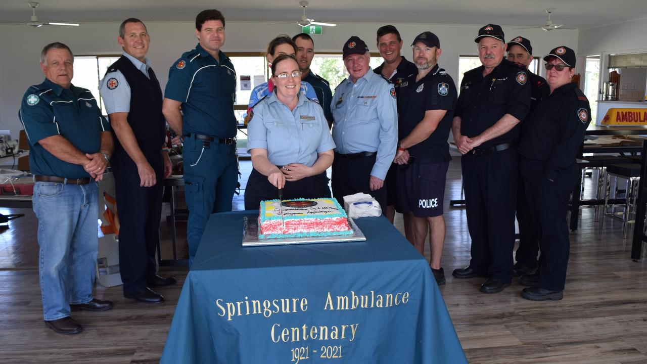 The community gathered to celebrate 100 years of the Springsure Ambulance Station at the Springsure Golf Club on Saturday, May 22. There were historical displays, a vehicle line up, children's activities and more.