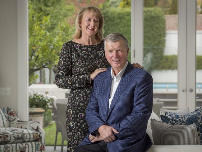 National TilesÕ Frank Walker and his wife Rhonda, The Walker family is setting up a Family Peace Foundation addressing family violence and helping people to have peaceful families. Picture: Jason Edwards