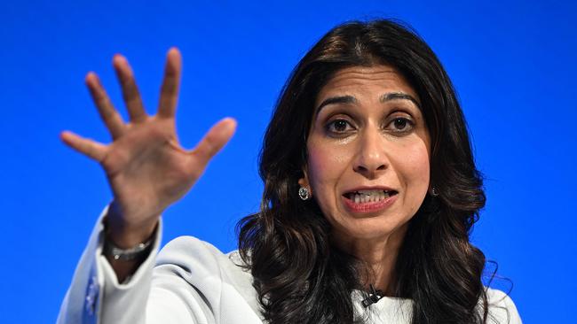 The sacking of Suella Braverman as home secretary became inevitable. Britain needs a home secretary to encourage calm, good order and an appreciation throughout the country that we have to understand the views of others. Picture: AFP