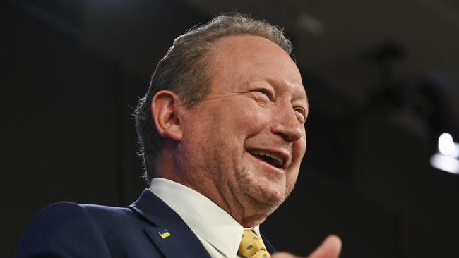 Andrew “Twiggy” Forrest says you can already feel climate change and it has caused “deaths, devastation and hardship” all around the world. Picture: NCA NewsWire / Martin Ollman