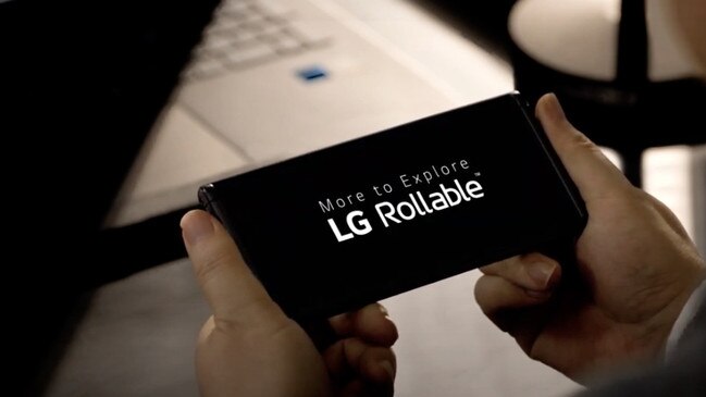 The LG Rollable smartphone.