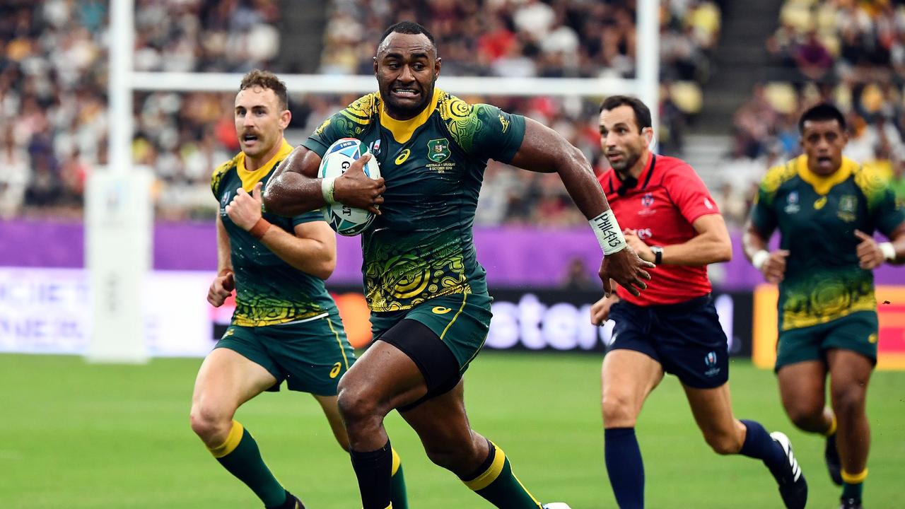 Tevita Kuridrani was Australia’s highest rating player. But could he have his spot taken next week by teammate Jordan Petaia?