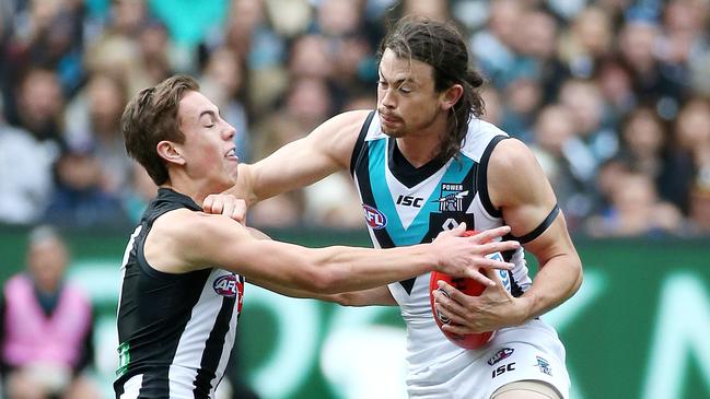 Jasper Pittard always divided opinion. Picture: George Salpigtidis