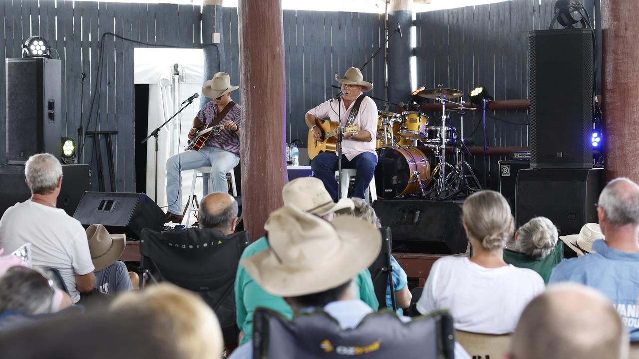 James Blundell performs at the Savannah in the Round music festival, held at Kerribee Park rodeo grounds, Mareeba. Picture: Brendan Radke