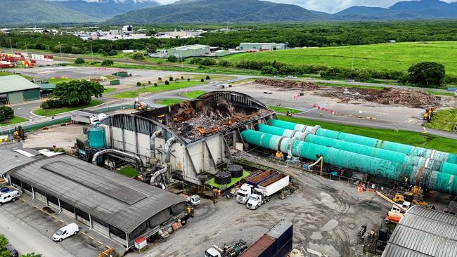 A fire at the Bedminster Advanced resource Recovery Facility occurred on January 23, shutting down the facility. Picture: Brendan Radke