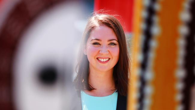 Senior Lecturer, Health and Physical Education Western Sydney University Sydney Emma George pose for photographs in Sydney Olympic Park. Sydney Olympic Park, Friday, October 26th 2018. Emma George is a Western Sydney University staff member and Mens mental health advocate creating programs with sporting associations across Western Sydney. (AAP Image / Angelo Velardo)