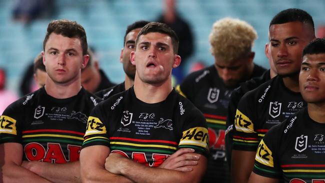 It was not a great night for the slub on the field either, with the Panthers losing to the Storm. Picture: Cameron Spencer/Getty Images