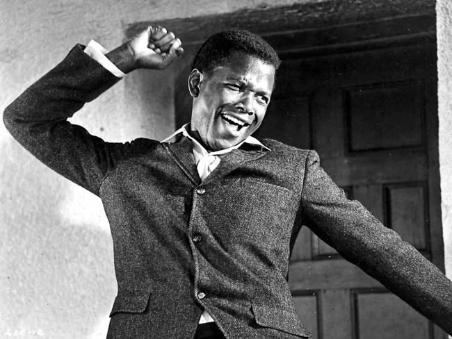 Actor Sidney Poitier in the 1963 film Lilies of the Field.