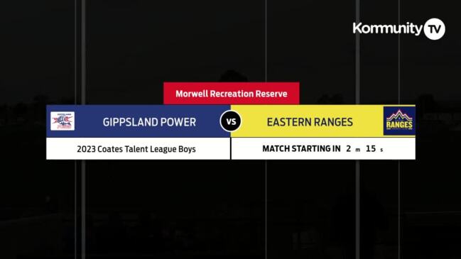 Replay: AFL Coates Talent League Week 21—Gippsland Power v Eastern Ranges (Boys)