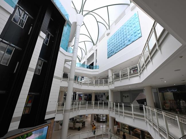 There are plenty of empty shops inside the centre. Picture: Lyndon Mechielsen/Courier Mail