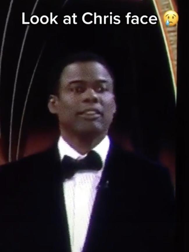 Chris Rock looked completely stunned in the moments after the Oscars slap.